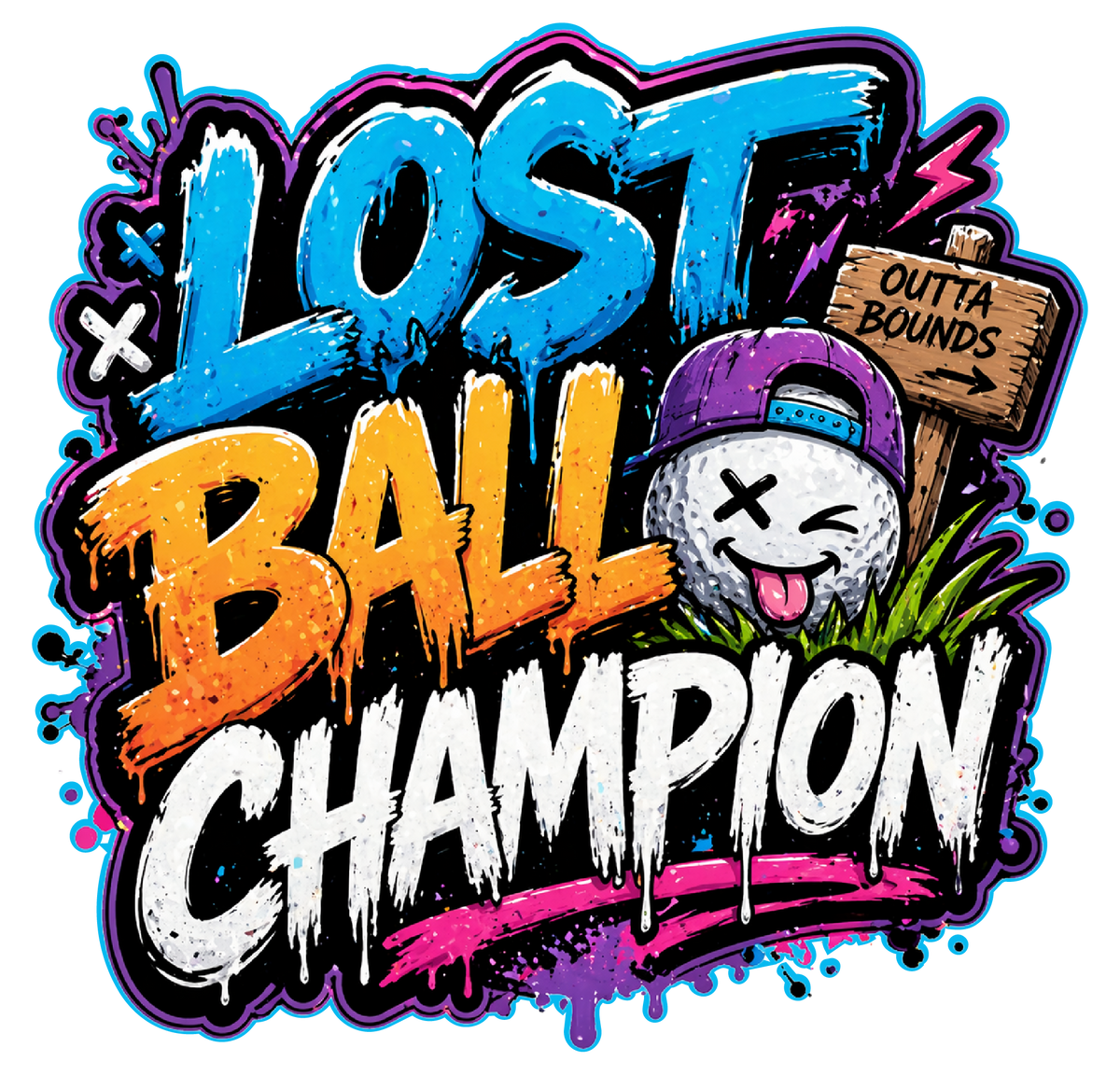 Lost Ball Champion Rabbit Portable Golf Club Washer